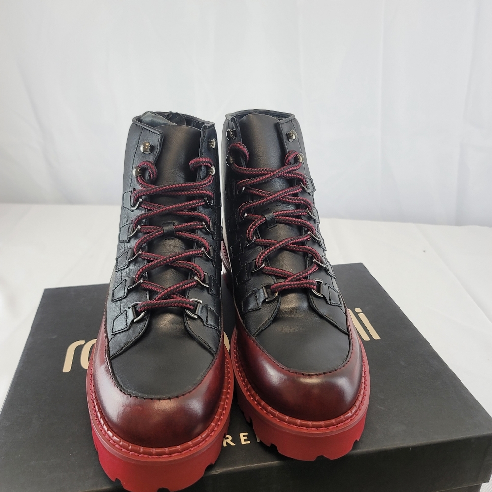 New Authentic ROBERTO CAVALLI MEN'S HALF BOOTS - Picture 2 of 7